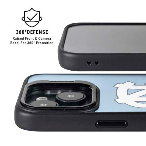 University of North Carolina UNC Tar Heels iPhone 15 Kickstand Case